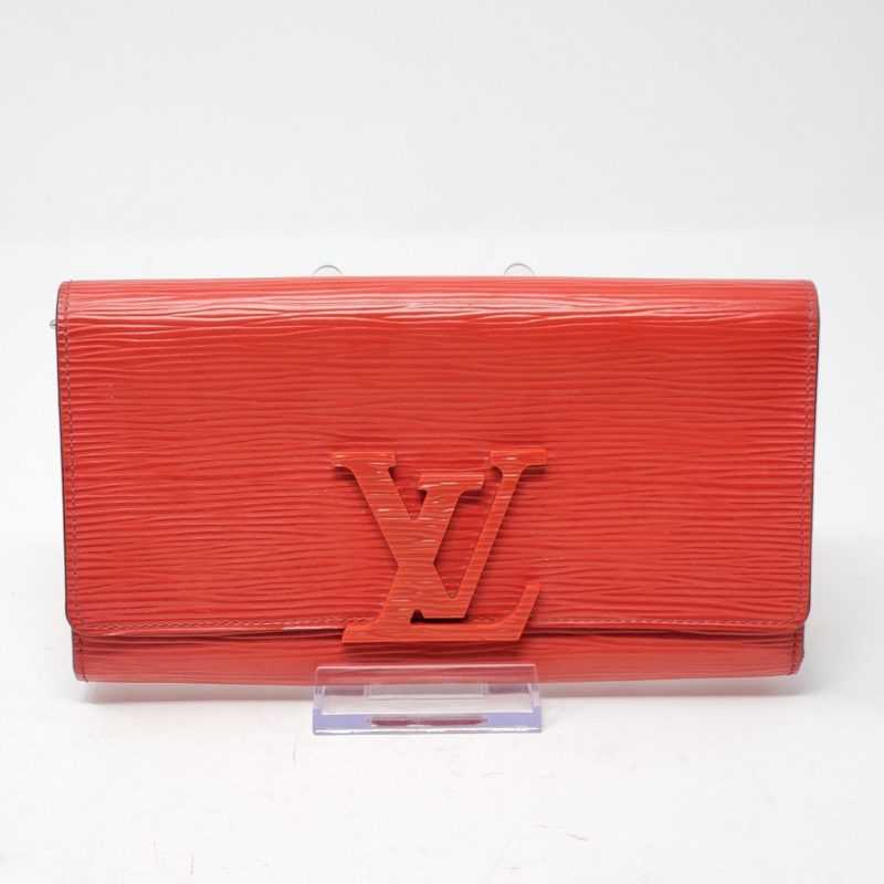Louis Vuitton Epi Leather Red Bifold Wallet - Logoexplore