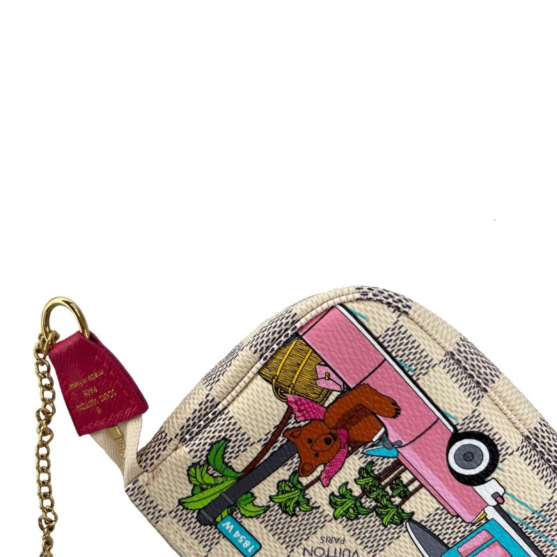 Louis Vuitton Damien Alma Hollywood pochette chain wallet fuschia - Logoexplore - Image 7