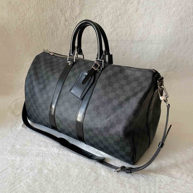 Louis Vuitton Damier Graphite Keepall 45 Bandouliere - Logoexplore - Image 5