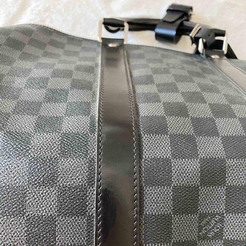 Louis Vuitton Damier Graphite Keepall 45 Bandouliere - Logoexplore - Image 9