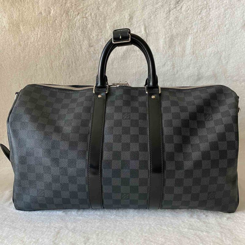 Louis Vuitton Damier Graphite Keepall 45 Bandouliere - Logoexplore - Image 3