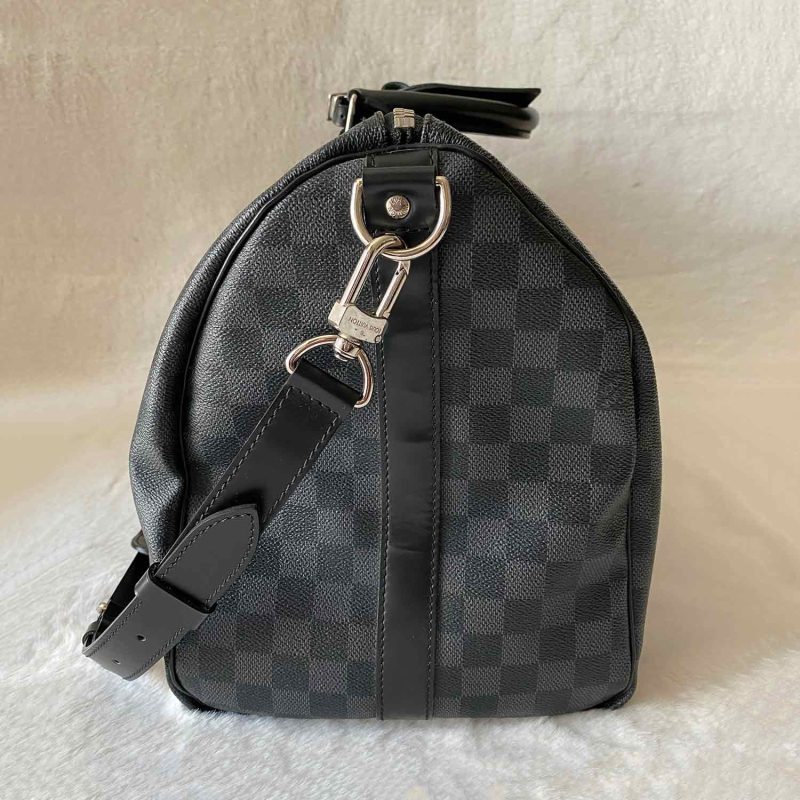 Louis Vuitton Damier Graphite Keepall 45 Bandouliere - Logoexplore - Image 4