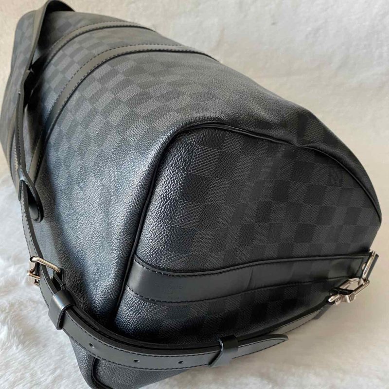 Louis Vuitton Damier Graphite Keepall 45 Bandouliere - Logoexplore - Image 8