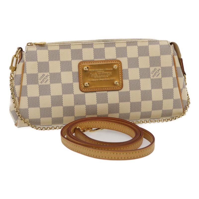 LOUIS VUITTON Damier Azur Eva 2Way Shoulder Hand Pouch N55214  lt415 - Logoexplore