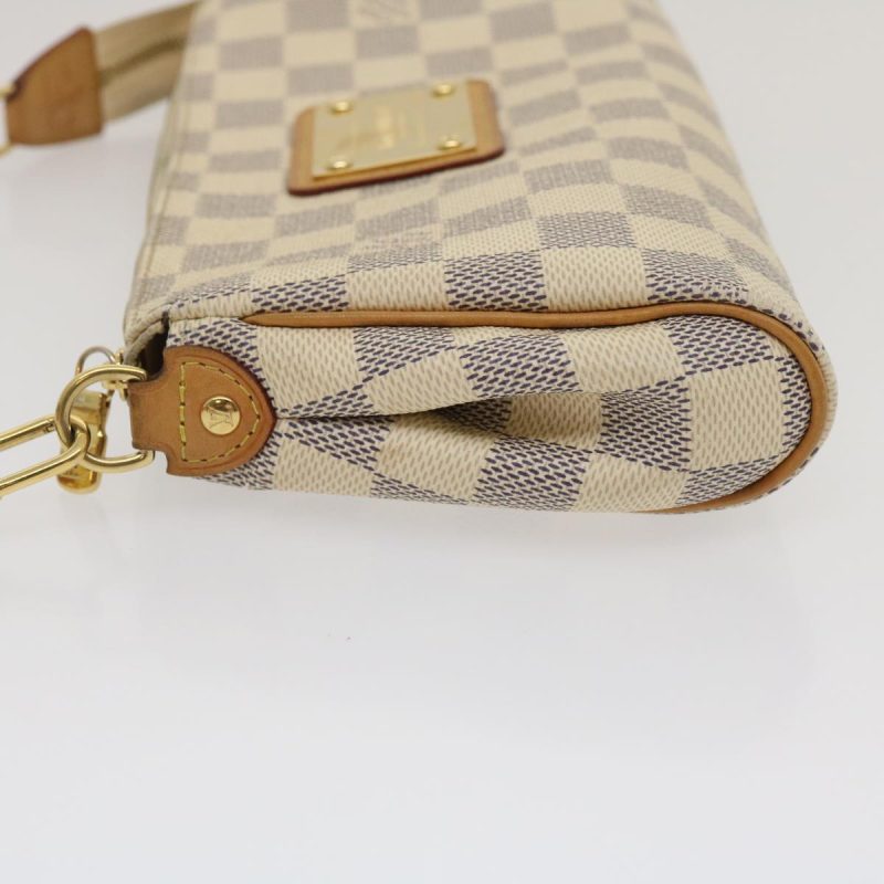 LOUIS VUITTON Damier Azur Eva 2Way Shoulder Hand Pouch N55214  lt415 - Logoexplore - Image 4