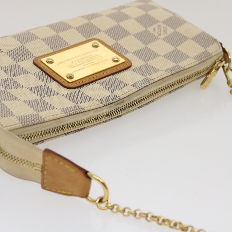 LOUIS VUITTON Damier Azur Eva 2Way Shoulder Hand Pouch N55214  lt415 - Logoexplore - Image 6