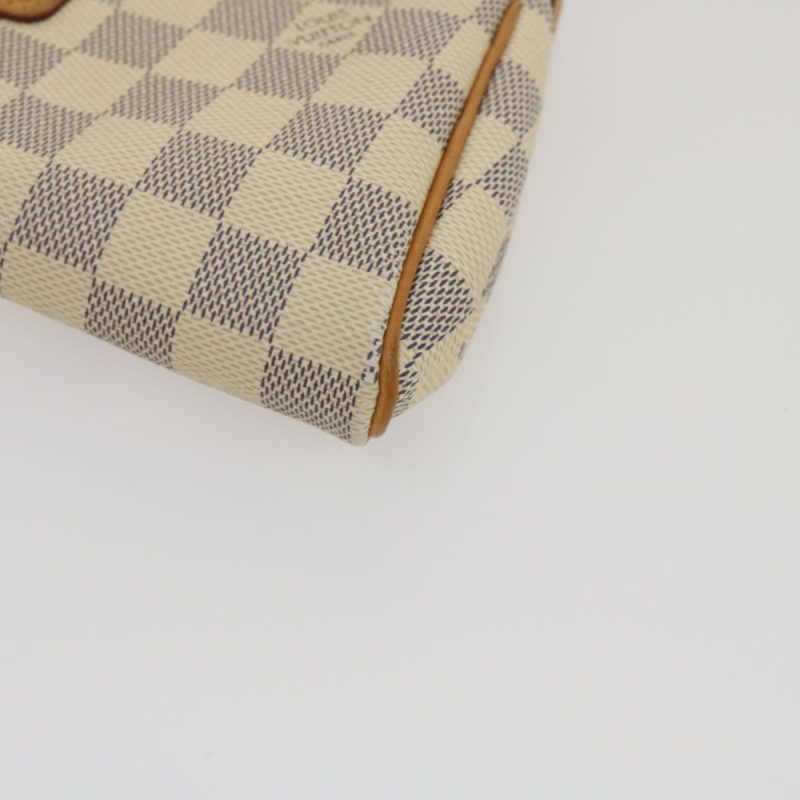 LOUIS VUITTON Damier Azur Eva 2Way Shoulder Hand Pouch N55214  lt415 - Logoexplore - Image 8