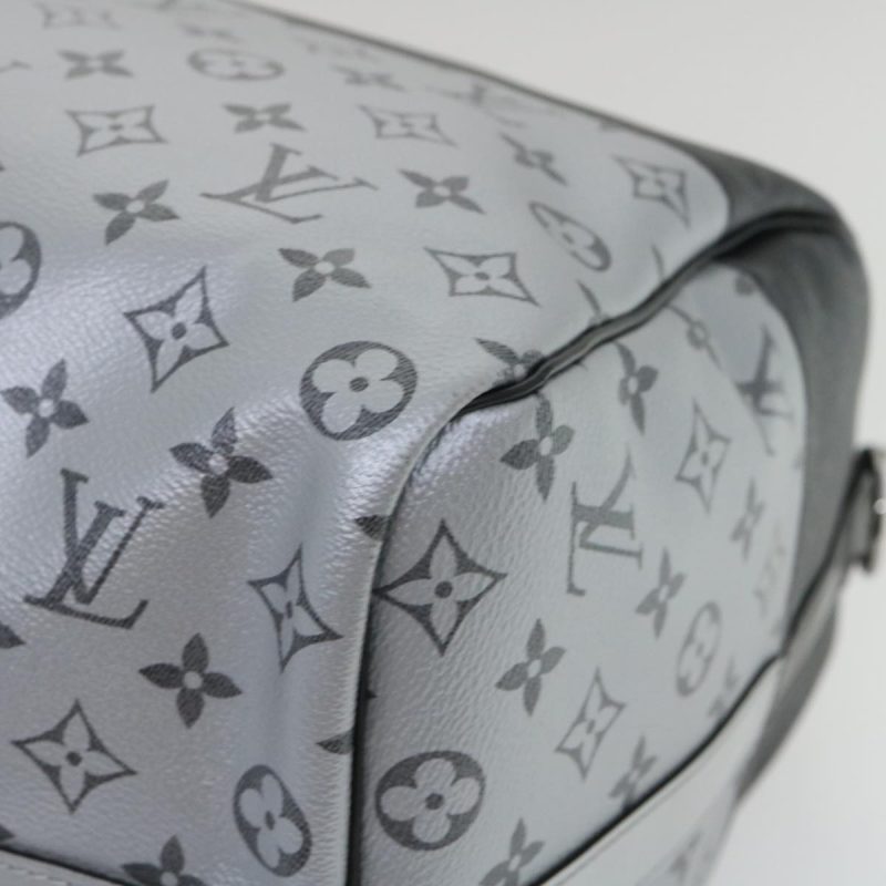 LOUIS VUITTON Eclipse Split Keepall Bandouliere 50 Boston Bag M43817 Auth lt450A - Logoexplore - Image 8