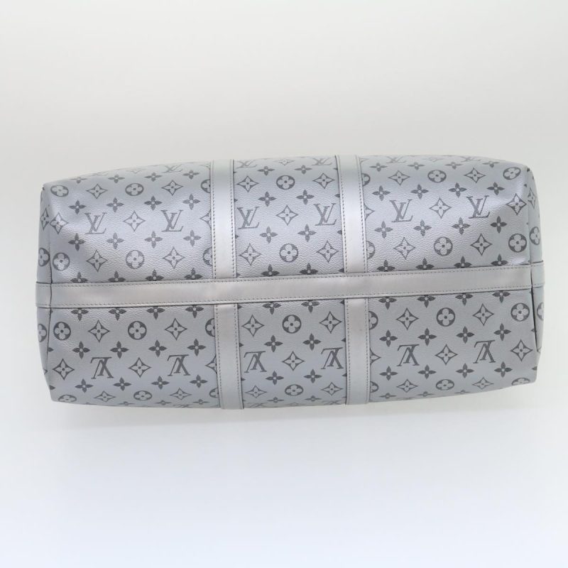 LOUIS VUITTON Eclipse Split Keepall Bandouliere 50 Boston Bag M43817 Auth lt450A - Logoexplore - Image 5