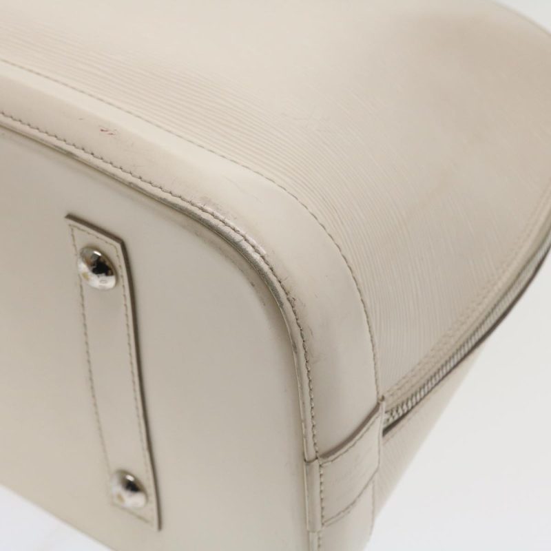 LOUIS VUITTON Epi Alma GM Hand Bag White Yvoire - Logoexplore - Image 9