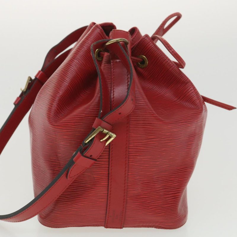 LOUIS VUITTON Epi Petit Noe Shoulder Bag Red M44107 lt736 - Logoexplore - Image 4