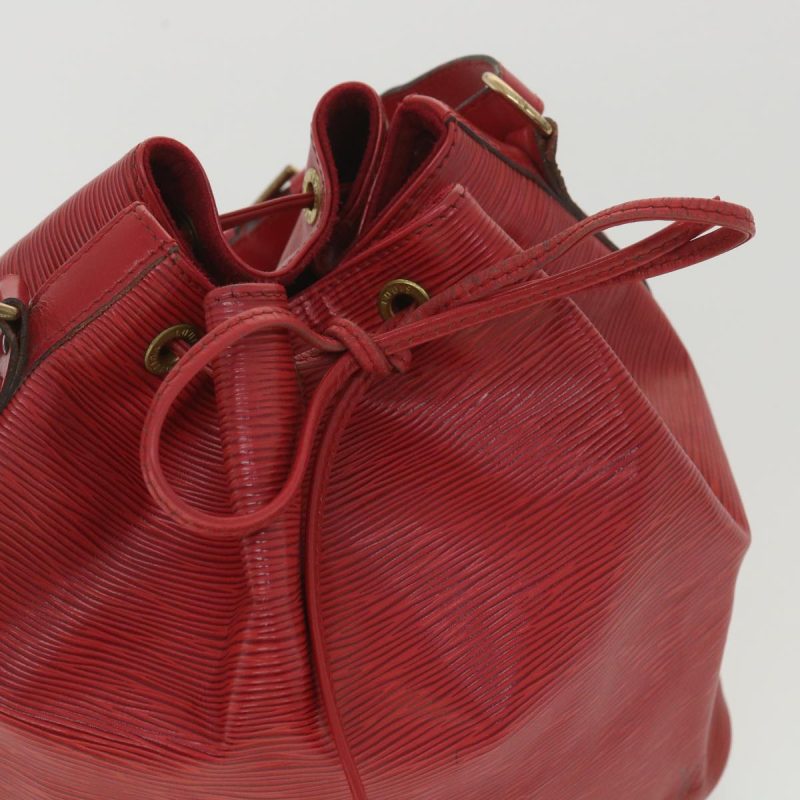 LOUIS VUITTON Epi Petit Noe Shoulder Bag Red M44107 lt736 - Logoexplore - Image 7