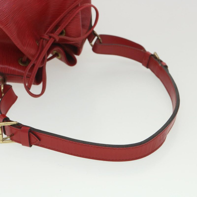 LOUIS VUITTON Epi Petit Noe Shoulder Bag Red M44107 lt736 - Logoexplore - Image 8
