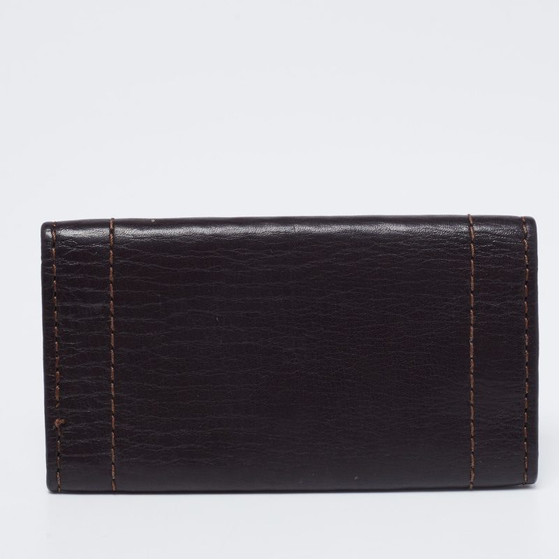 LOUIS VUITTON Brown Utah Leather Key Holder - Logoexplore - Image 6