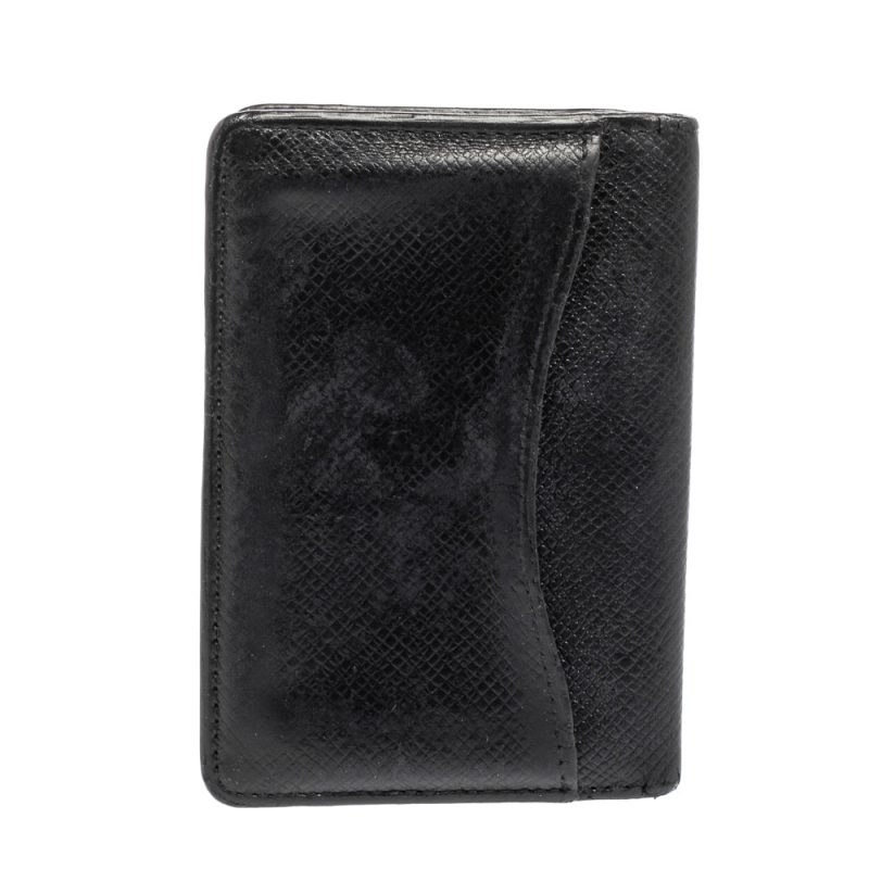 Louis Vuitton Black Taiga Leather Pocket Organizer - Logoexplore - Image 7