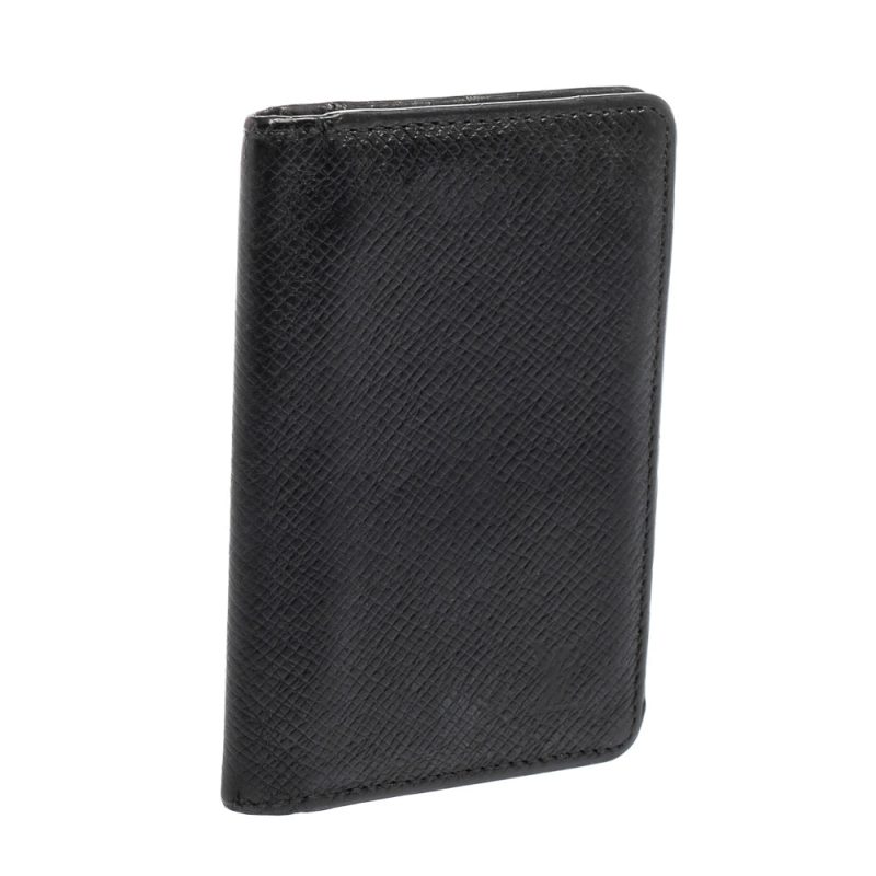 Louis Vuitton Black Taiga Leather Pocket Organizer - Logoexplore - Image 5