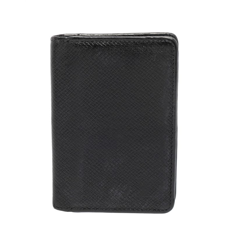 Louis Vuitton Black Taiga Leather Pocket Organizer - Logoexplore