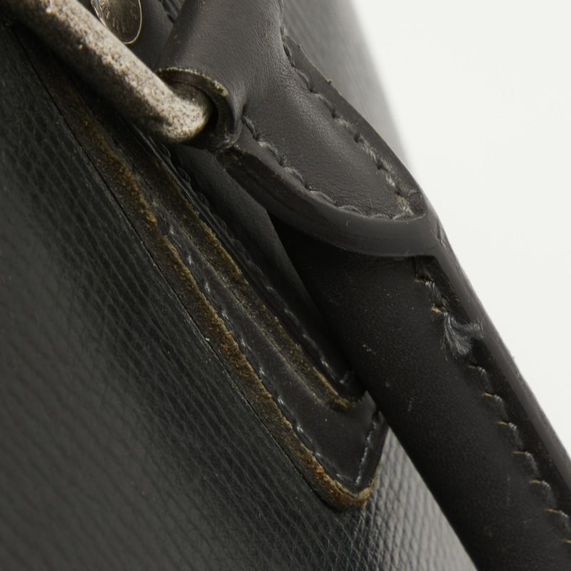 Louis Vuitton Charcoal Black Leather Utah Acoma Bag - Logoexplore - Image 6