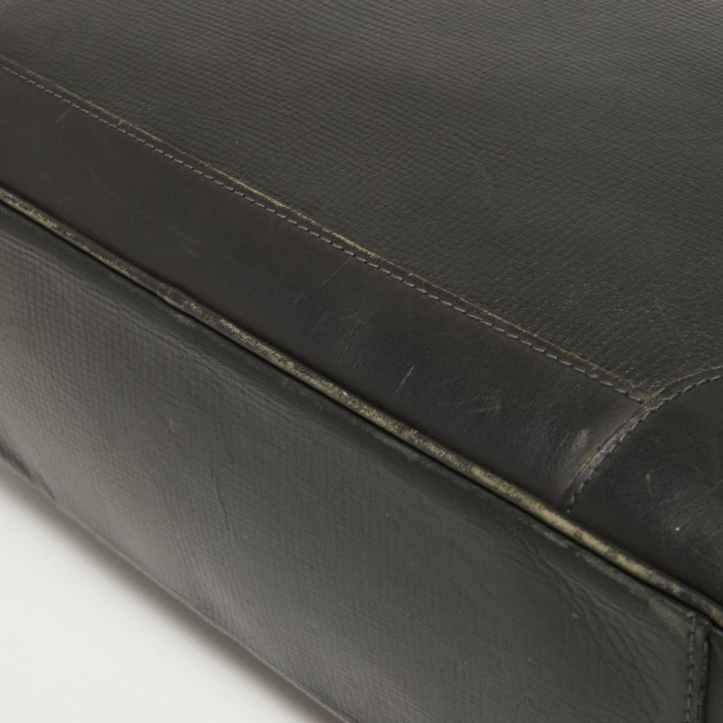 Louis Vuitton Charcoal Black Leather Utah Acoma Bag - Logoexplore - Image 5