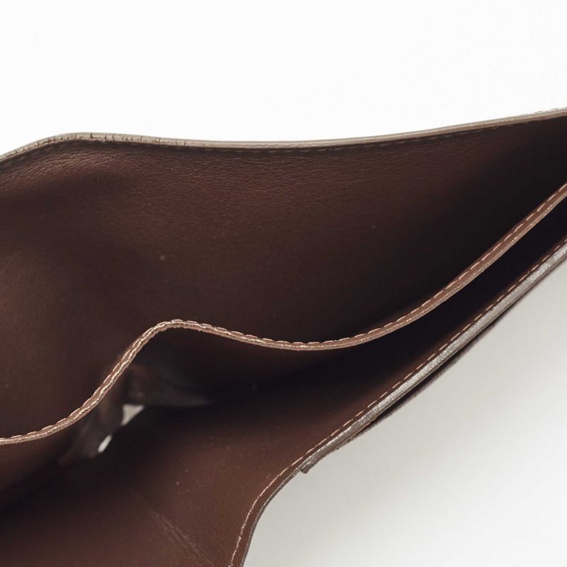 LOUIS VUITTON Brown Infini Leather Multiple Bifold Wallet - Logoexplore - Image 3