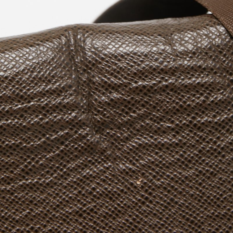 LOUIS VUITTON Brown/Green Taiga Leather Dersou Messenger Bag - Logoexplore - Image 5