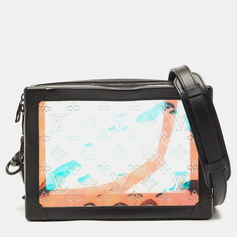 LOUIS VUITTON Black Monogram Prism Legacy Soft Trunk Bag - Logoexplore