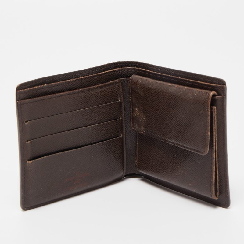 LOUIS VUITTON Damier Ebene Canvas Wallet - Logoexplore - Image 2