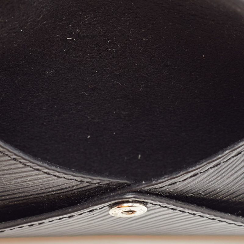 LOUIS VUITTON Black Epi Leather LV Pop Kirigami Necklace - Logoexplore - Image 5