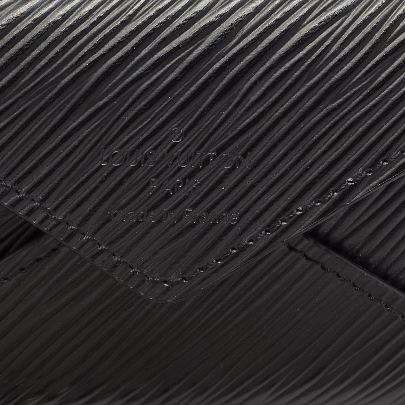 LOUIS VUITTON Black Epi Leather LV Pop Kirigami Necklace - Logoexplore - Image 4