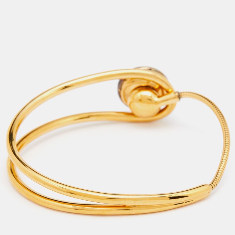 Louis Vuitton Gold Tone Celeste Bracelet & Ring Set - Logoexplore - Image 8