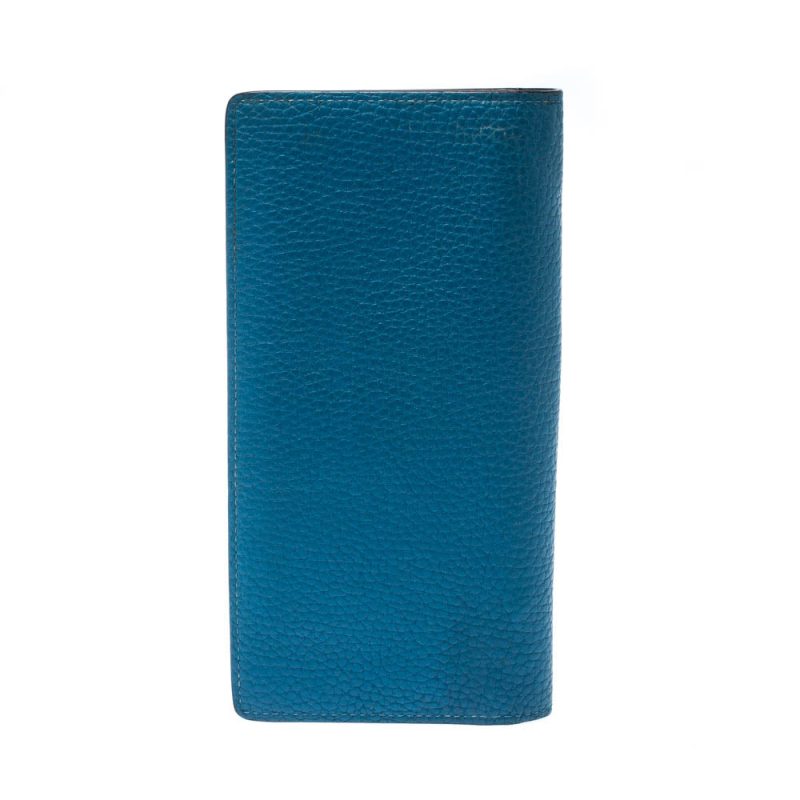 Louis Vuitton Blue Taurillon Leather Brazza Wallet - Logoexplore - Image 4
