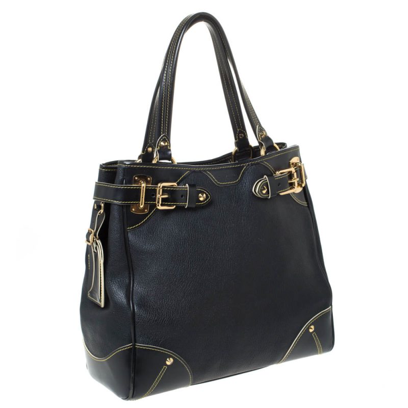 Louis Vuitton Black Suhali Leather Le Majestueux Bag - Logoexplore - Image 3