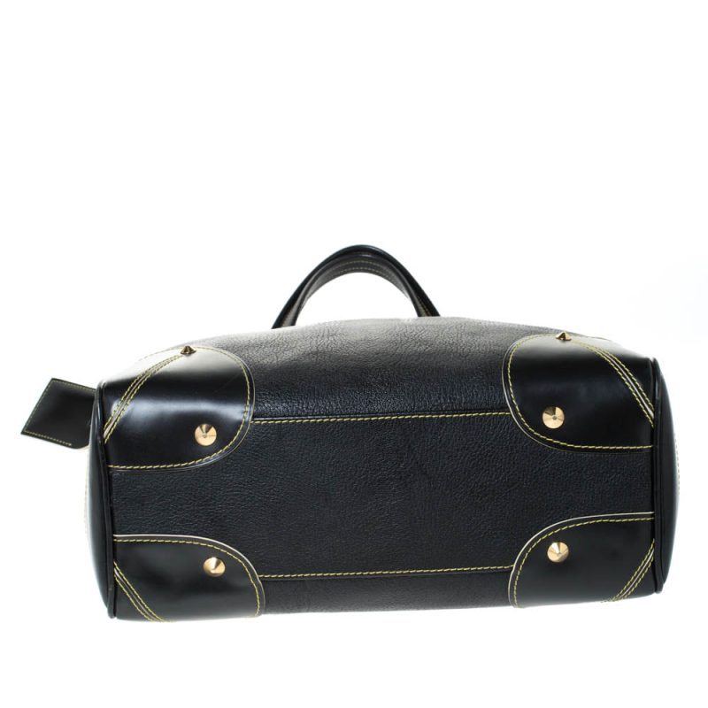 Louis Vuitton Black Suhali Leather Le Majestueux Bag - Logoexplore - Image 6