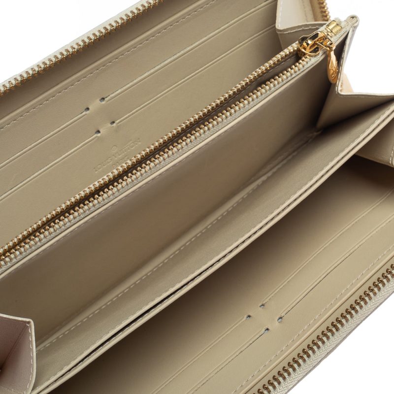 Louis Vuitton Cream White Monogram Vernis Zippy Wallet - Logoexplore - Image 2
