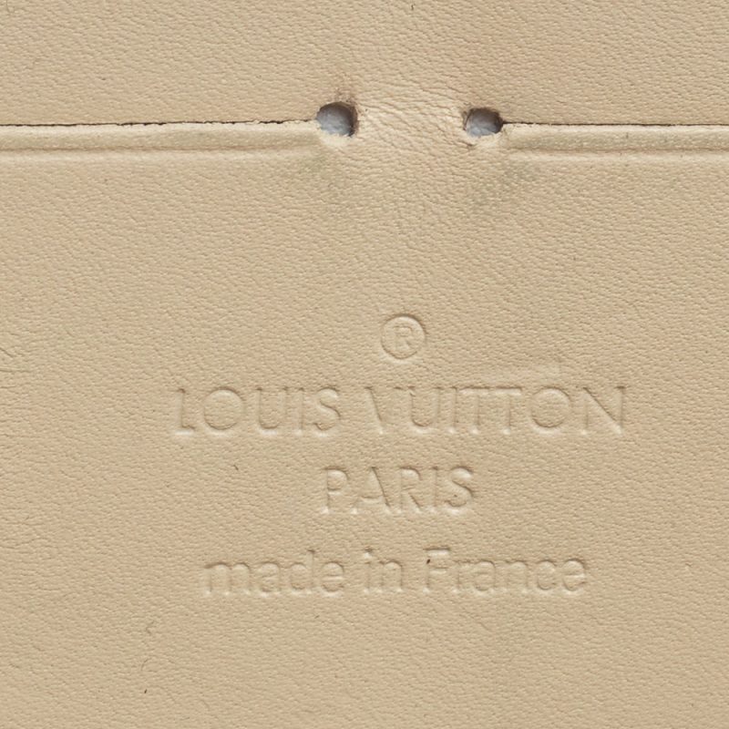 Louis Vuitton Cream White Monogram Vernis Zippy Wallet - Logoexplore - Image 8