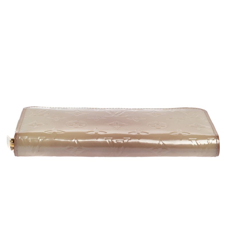 Louis Vuitton Cream White Monogram Vernis Zippy Wallet - Logoexplore - Image 6