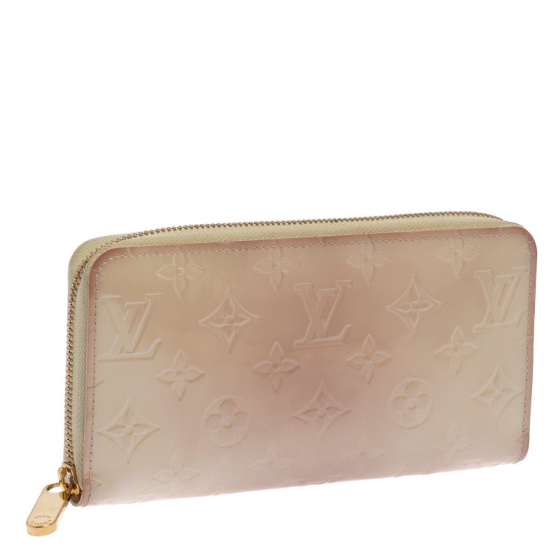 Louis Vuitton Cream White Monogram Vernis Zippy Wallet - Logoexplore - Image 3