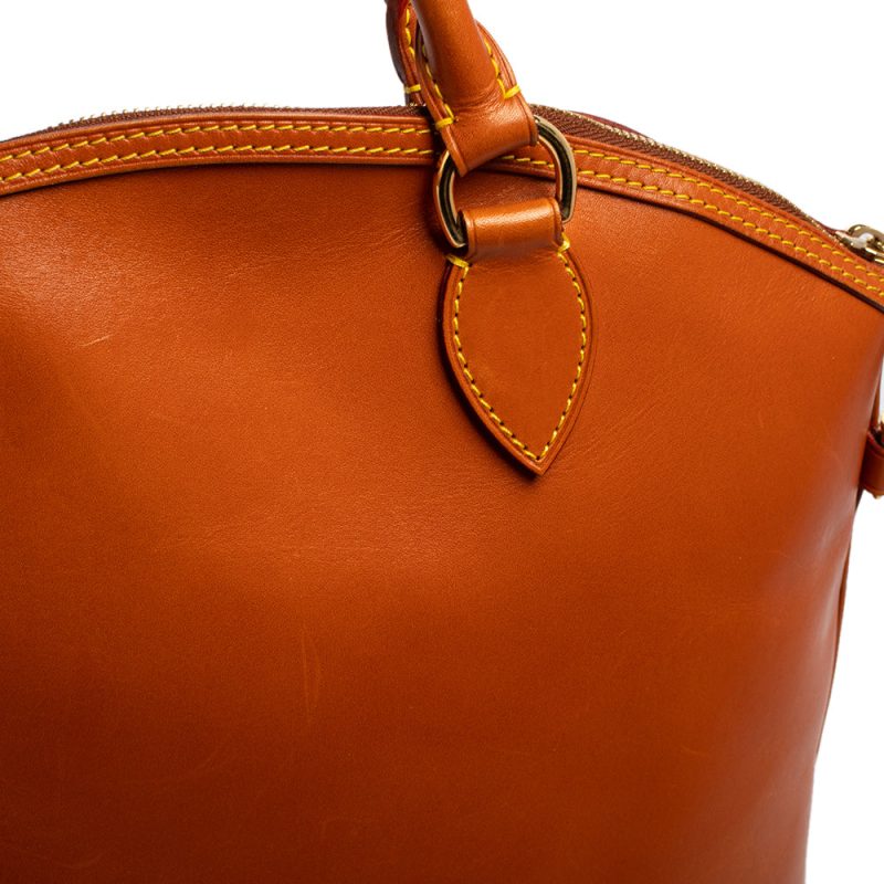 Louis Vuitton Caramel Nomade Leather Vertical Lockit Bag - Logoexplore - Image 5
