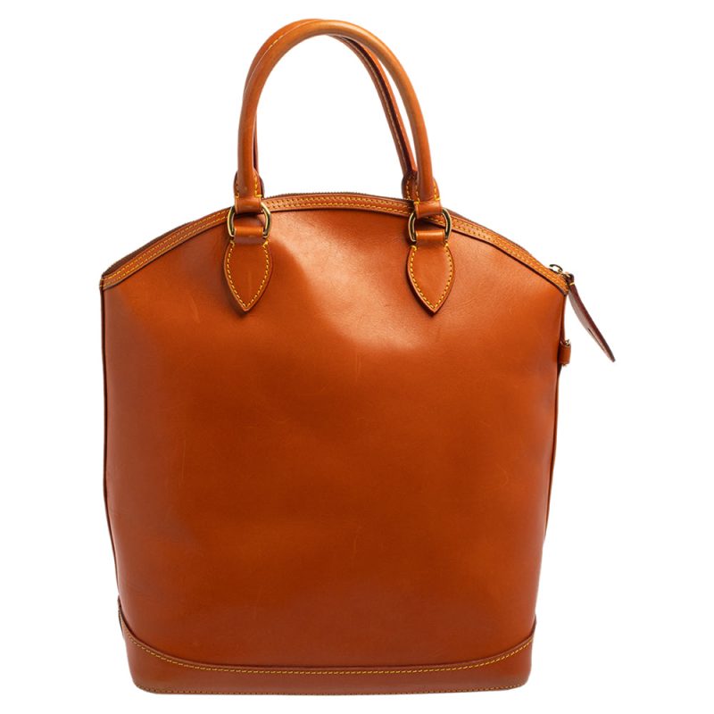 Louis Vuitton Caramel Nomade Leather Vertical Lockit Bag - Logoexplore - Image 4