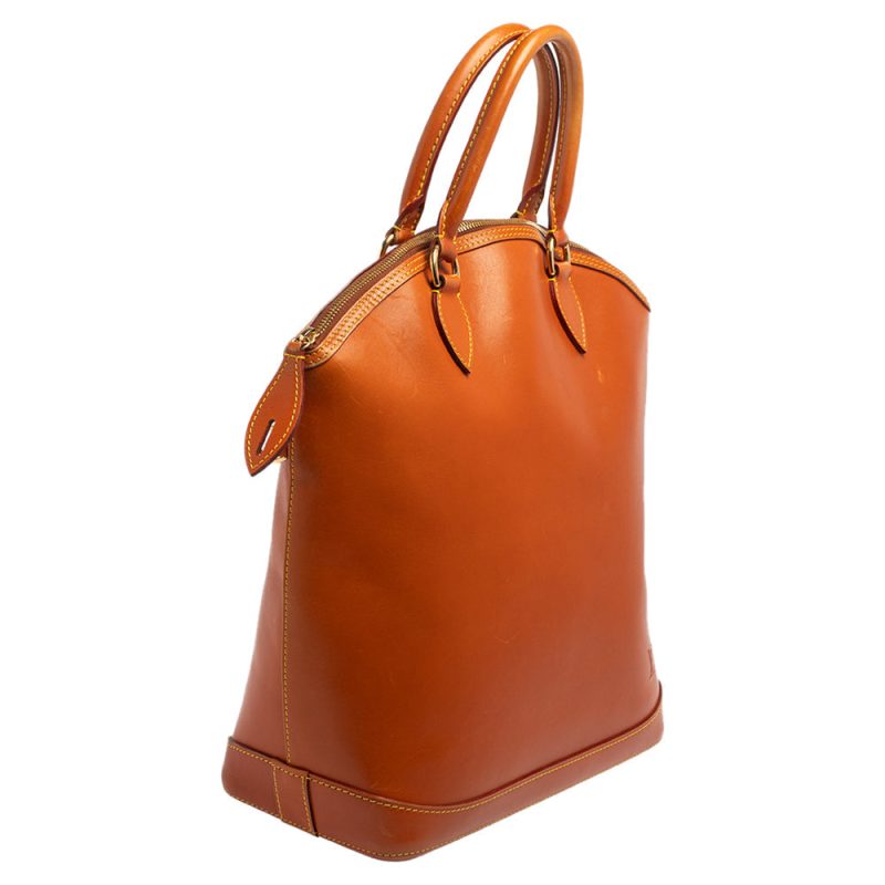 Louis Vuitton Caramel Nomade Leather Vertical Lockit Bag - Logoexplore - Image 3