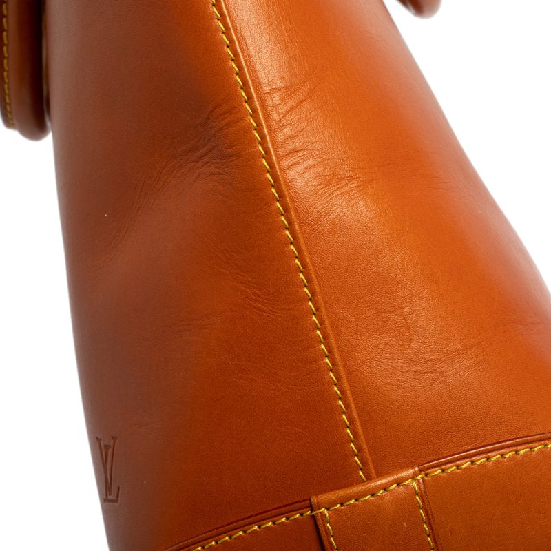 Louis Vuitton Caramel Nomade Leather Vertical Lockit Bag - Logoexplore - Image 6