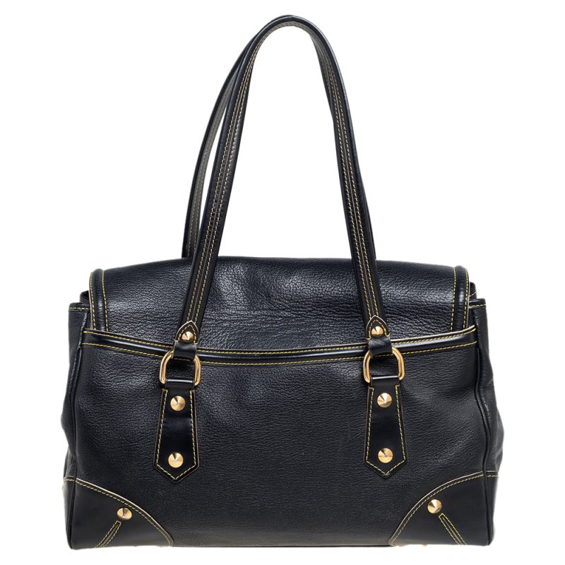 Louis Vuitton Black Suhali Leather L'Absolu De Voyage Bag - Logoexplore - Image 4