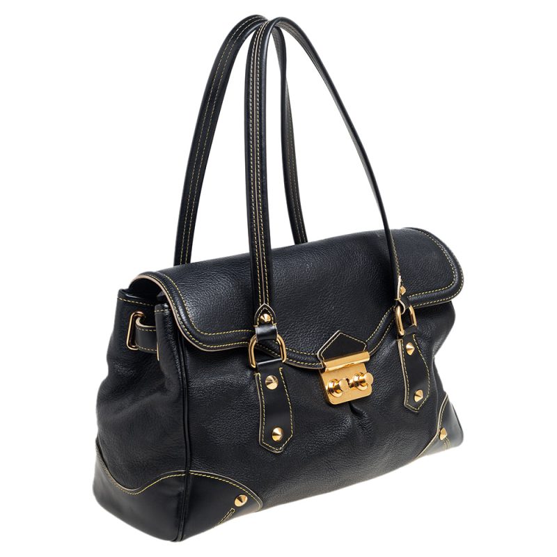 Louis Vuitton Black Suhali Leather L'Absolu De Voyage Bag - Logoexplore - Image 3
