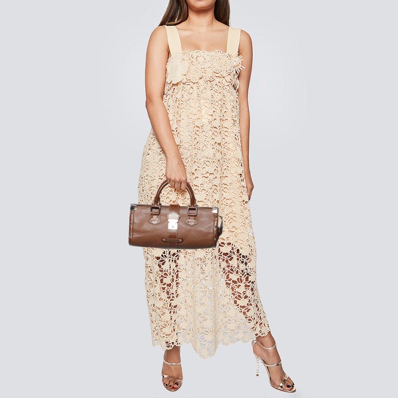 Louis Vuitton Brown Suhali Leather L'Epanoui PM Bag - Logoexplore - Image 2