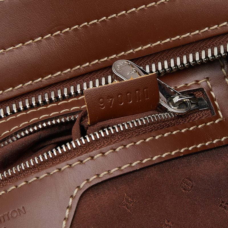 Louis Vuitton Brown Suhali Leather L'Epanoui PM Bag - Logoexplore - Image 8