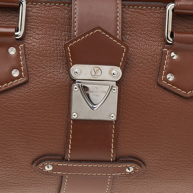 Louis Vuitton Brown Suhali Leather L'Epanoui PM Bag - Logoexplore - Image 5