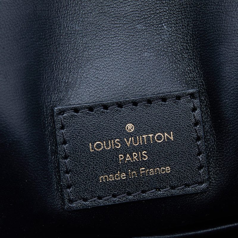 Louis Vuitton Black Leather Sac Triangle PM Bag - Logoexplore - Image 8