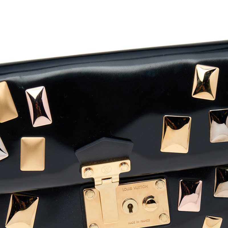 Louis Vuitton Black Leather Sac Triangle PM Bag - Logoexplore - Image 5