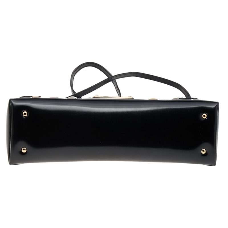 Louis Vuitton Black Leather Sac Triangle PM Bag - Logoexplore - Image 6