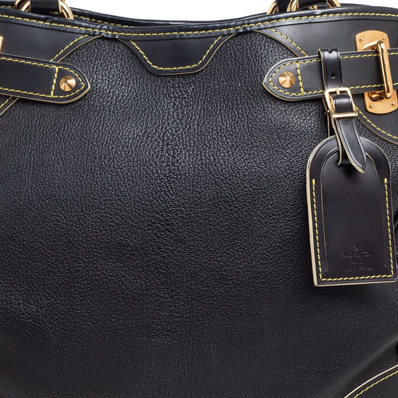 Louis Vuitton Black Suhali Leather Le Majestueux Tote - Logoexplore - Image 5